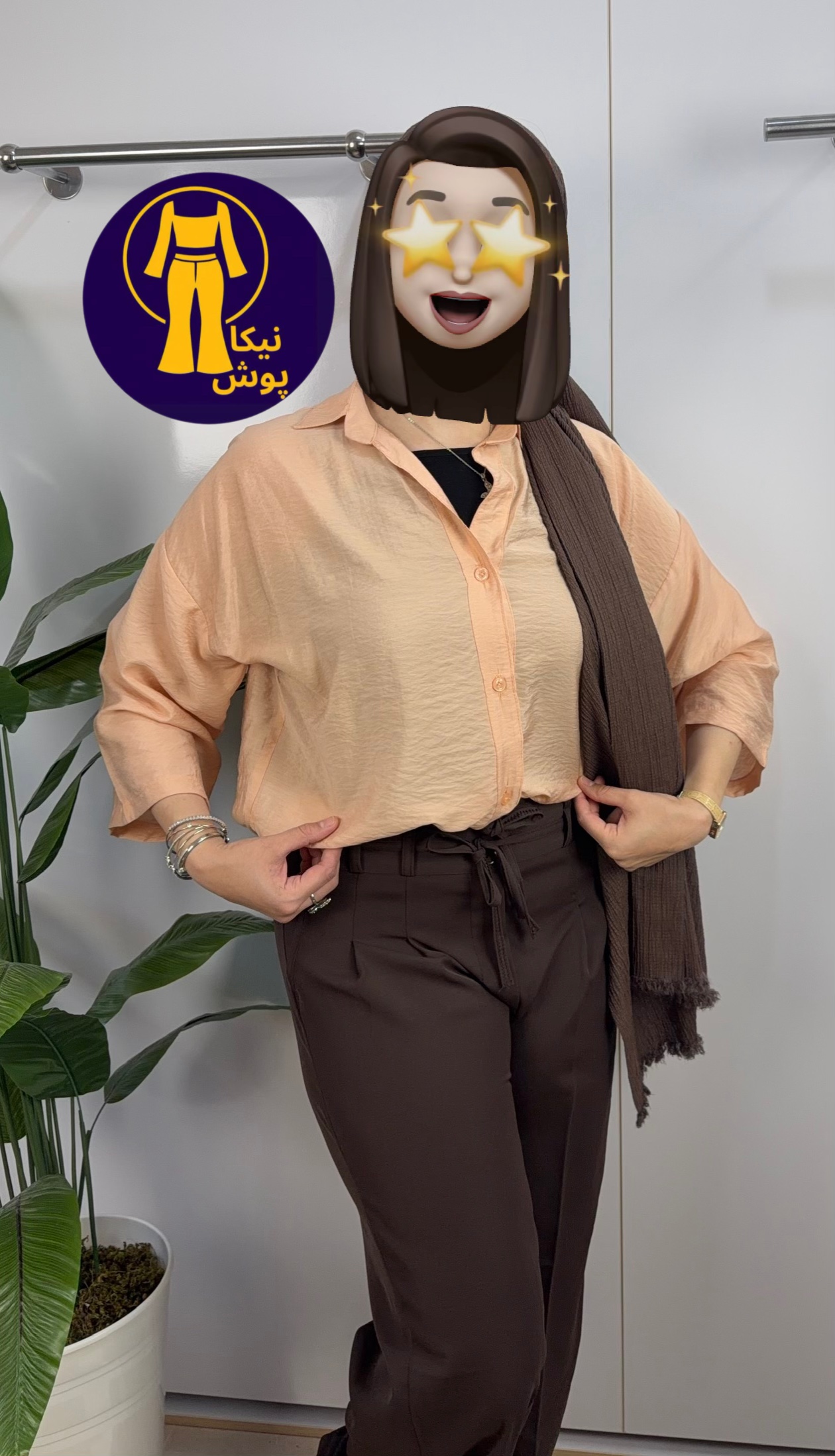 شومیز پری ایر خنک و ریزشی ۳۶ تا ۴۸